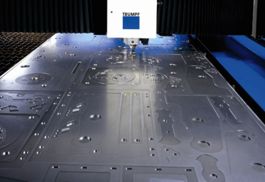 Large-scale laser cutting processing